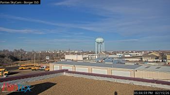 Weather camera view of Borger ISD.