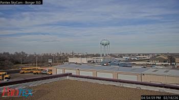 Weather camera view of Borger ISD.