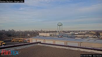 Weather camera view of Borger ISD.