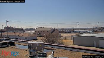 Weather camera view of Borger ISD.
