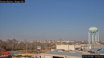 Weather camera view of Borger ISD.