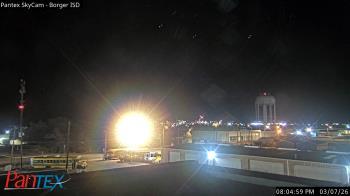 Weather camera view of Borger ISD.