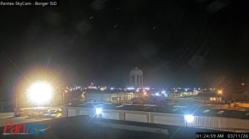 Weather camera view of Borger ISD.