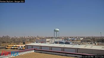 Weather camera view of Borger ISD.