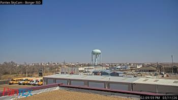 Weather camera view of Borger ISD.