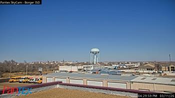 Weather camera view of Borger ISD.