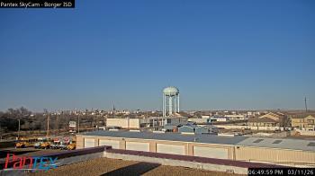 Weather camera view of Borger ISD.