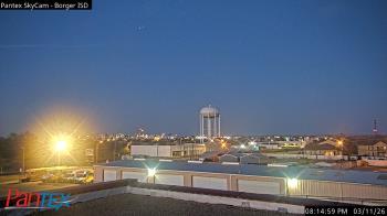 Weather camera view of Borger ISD.