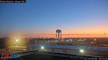 Weather camera view of Borger ISD.
