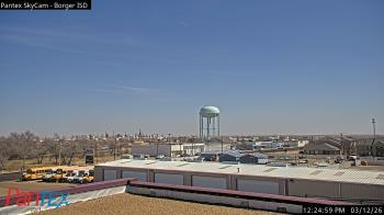Weather camera view of Borger ISD.