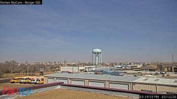 Weather camera view of Borger ISD.