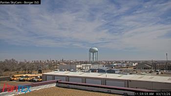 Weather camera view of Borger ISD.