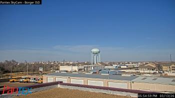 Weather camera view of Borger ISD.