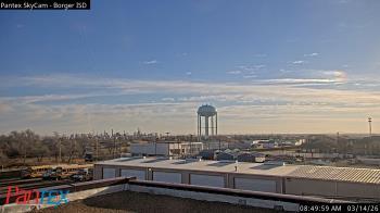 Weather camera view of Borger ISD.