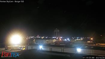 Weather camera view of Borger ISD.