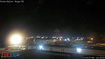 Weather camera view of Borger ISD.