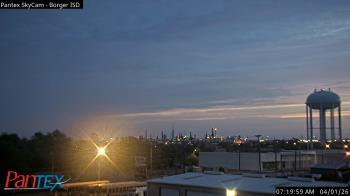 Weather camera view of Borger ISD.