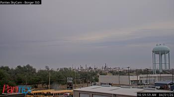 Weather camera view of Borger ISD.