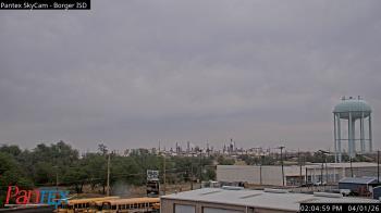 Weather camera view of Borger ISD.