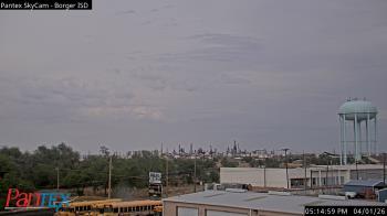 Weather camera view of Borger ISD.