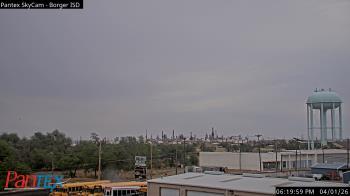 Weather camera view of Borger ISD.