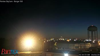 Weather camera view of Borger ISD.