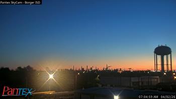 Weather camera view of Borger ISD.