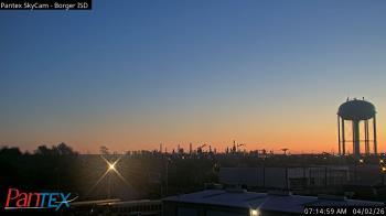 Weather camera view of Borger ISD.