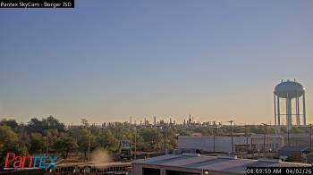 Weather camera view of Borger ISD.