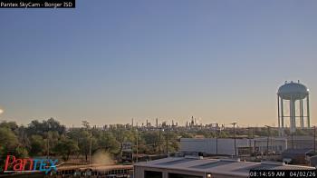 Weather camera view of Borger ISD.