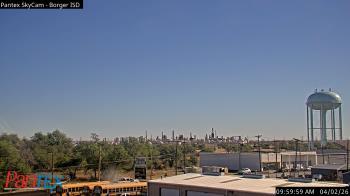 Weather camera view of Borger ISD.