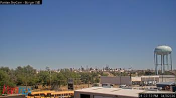 Weather camera view of Borger ISD.