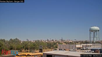 Weather camera view of Borger ISD.
