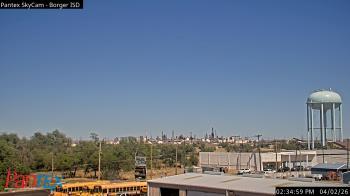 Weather camera view of Borger ISD.