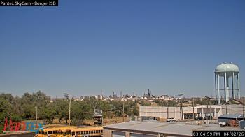Weather camera view of Borger ISD.