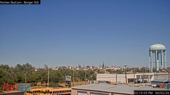 Weather camera view of Borger ISD.