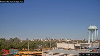 Weather camera view of Borger ISD.