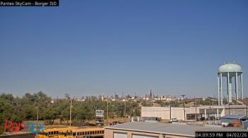 Weather camera view of Borger ISD.