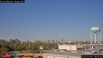 Weather camera view of Borger ISD.