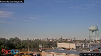 Weather camera view of Borger ISD.