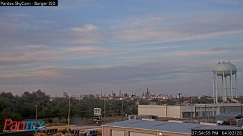 Weather camera view of Borger ISD.