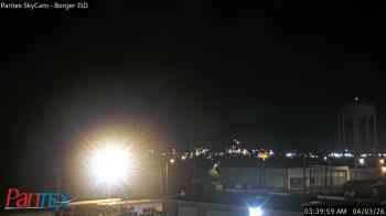 Weather camera view of Borger ISD.