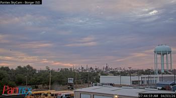 Weather camera view of Borger ISD.