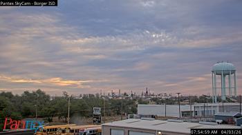 Weather camera view of Borger ISD.