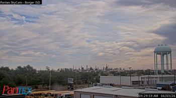 Weather camera view of Borger ISD.