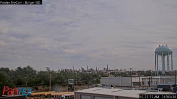 Weather camera view of Borger ISD.