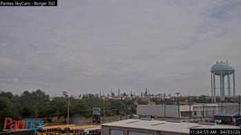 Weather camera view of Borger ISD.