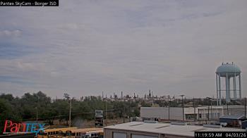 Weather camera view of Borger ISD.