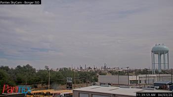 Weather camera view of Borger ISD.