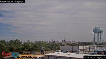 Weather camera view of Borger ISD.